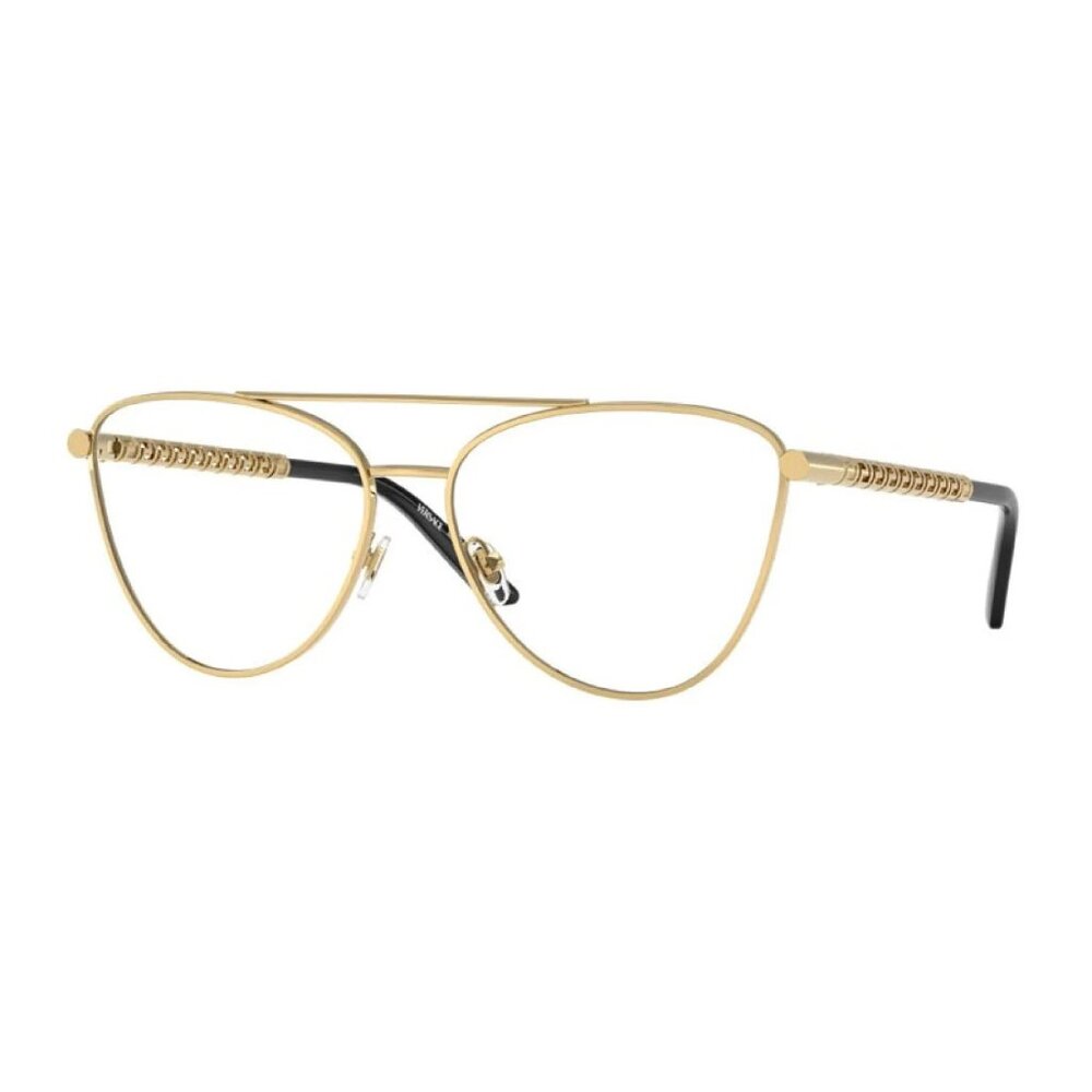 NEW VERSACE EYEGLASSES VE1296 1002 GOLD CAT EYE WOMEN EYEWEAR VERSACE